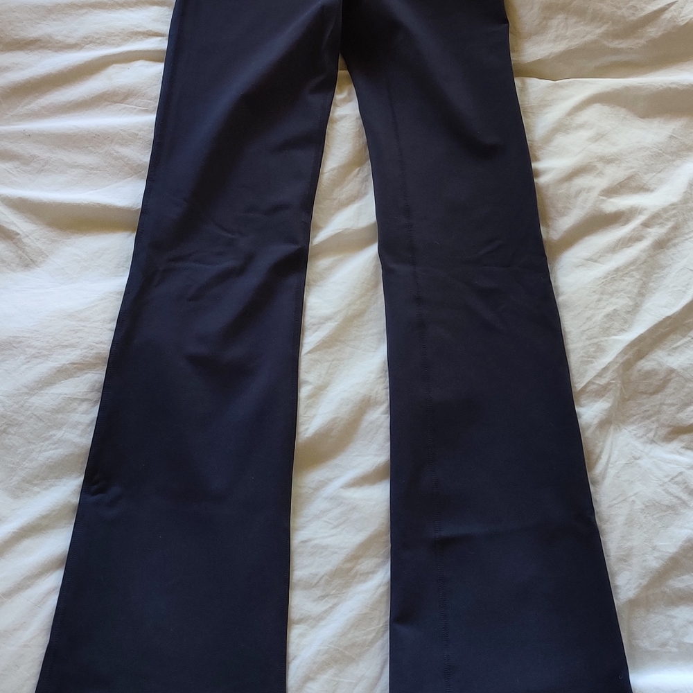 Lilly Pulitzer Luxletic Weekender Pant Flare Leggings S - Midnight Navy